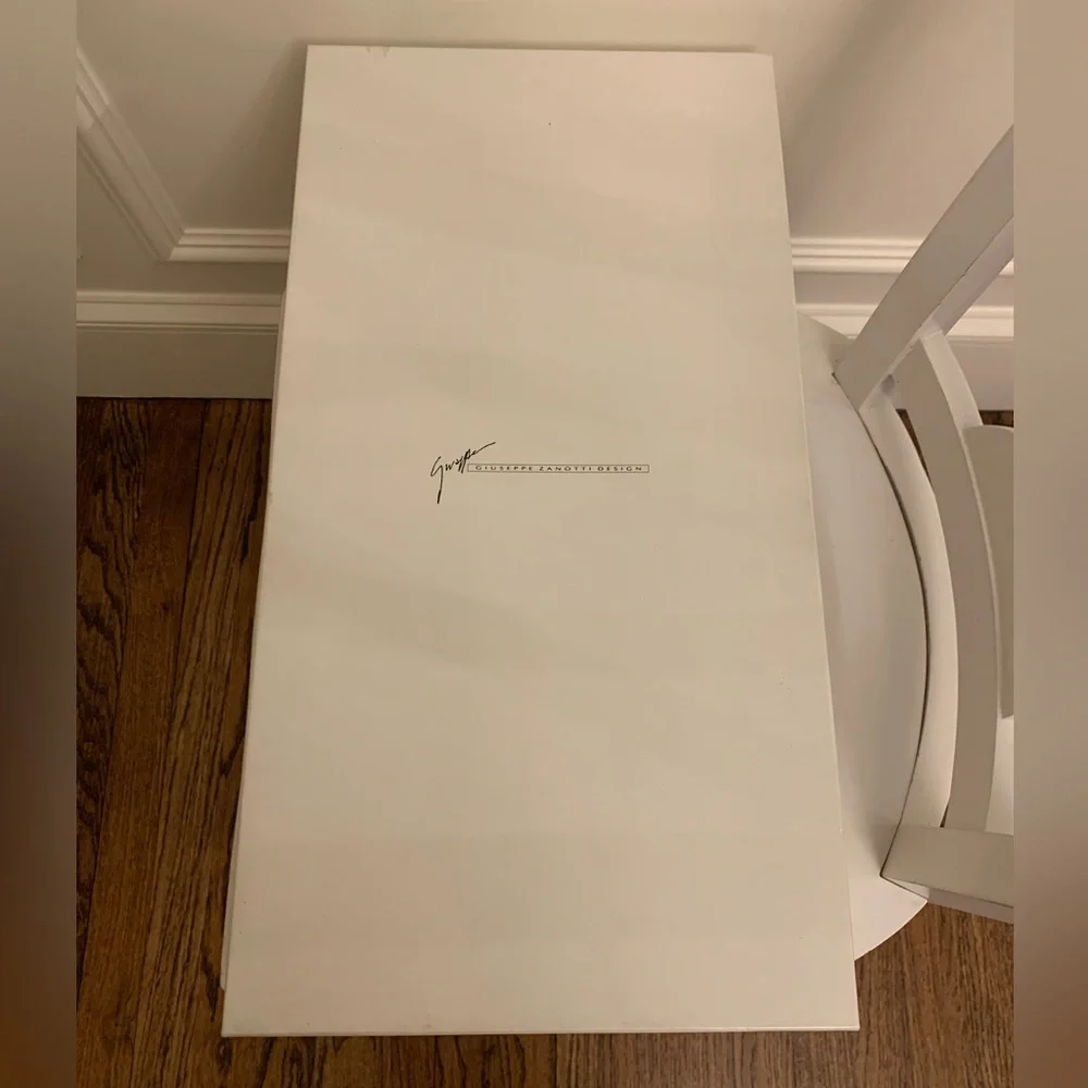 giuseppe zanotti NERO boots Tall flat black leather Size 40
